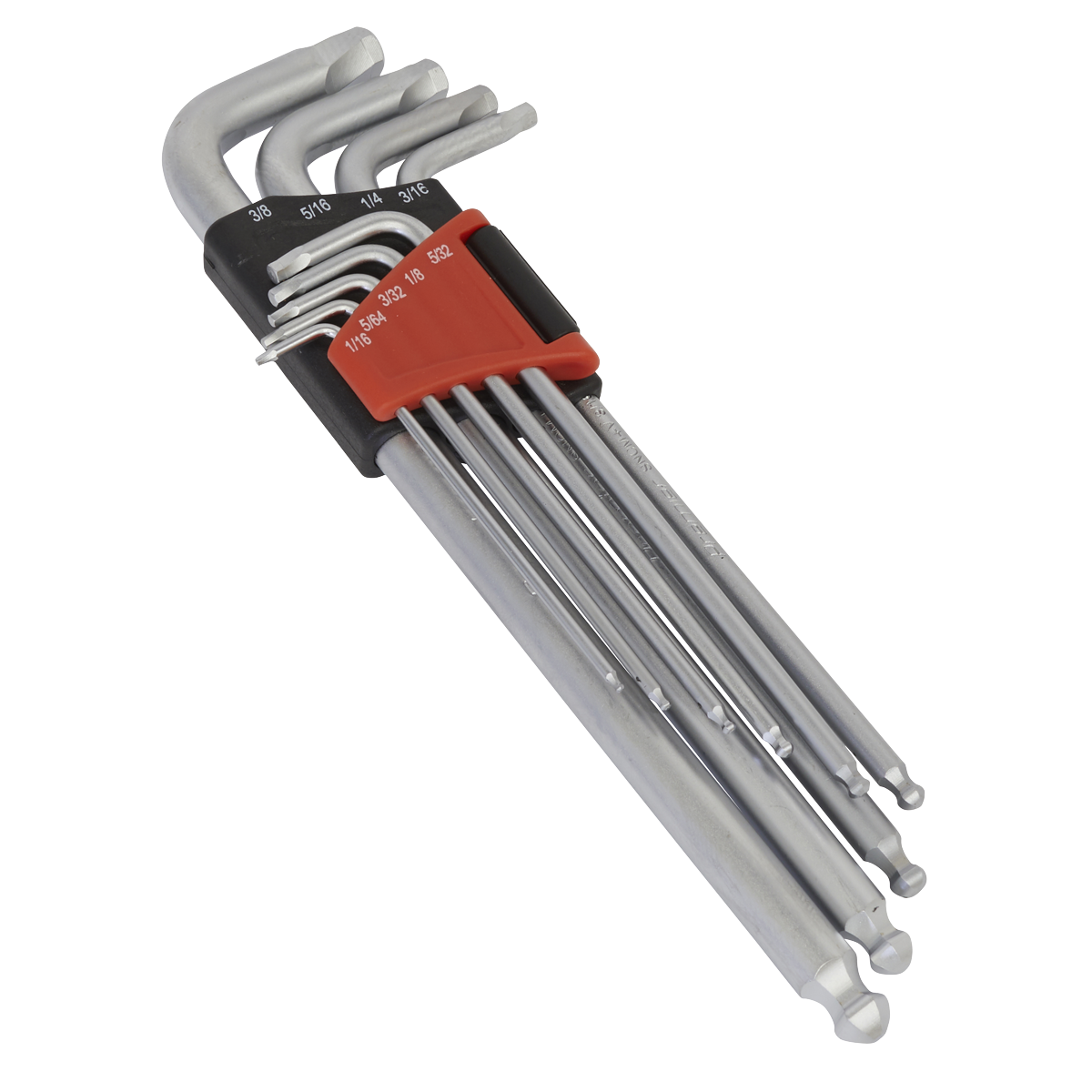 Premier AK7181 Premier Imperial Lock-On™ Extra-Long Ball-End Hex Key Set 9pc