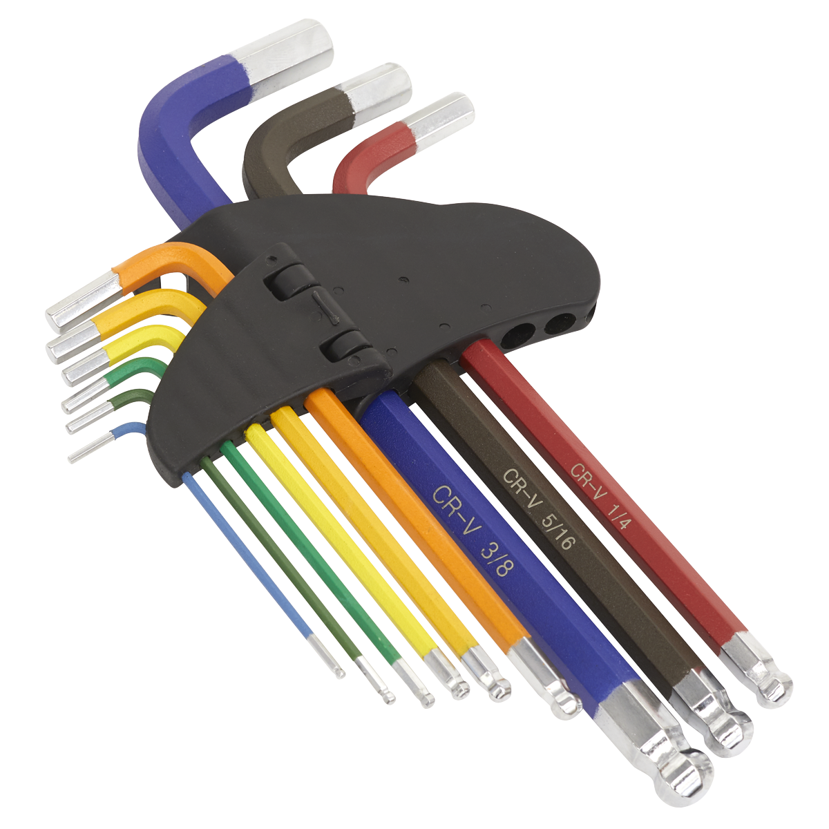 Premier AK7197 Premier Imperial Long Ball-End Hex Key Set 9pc