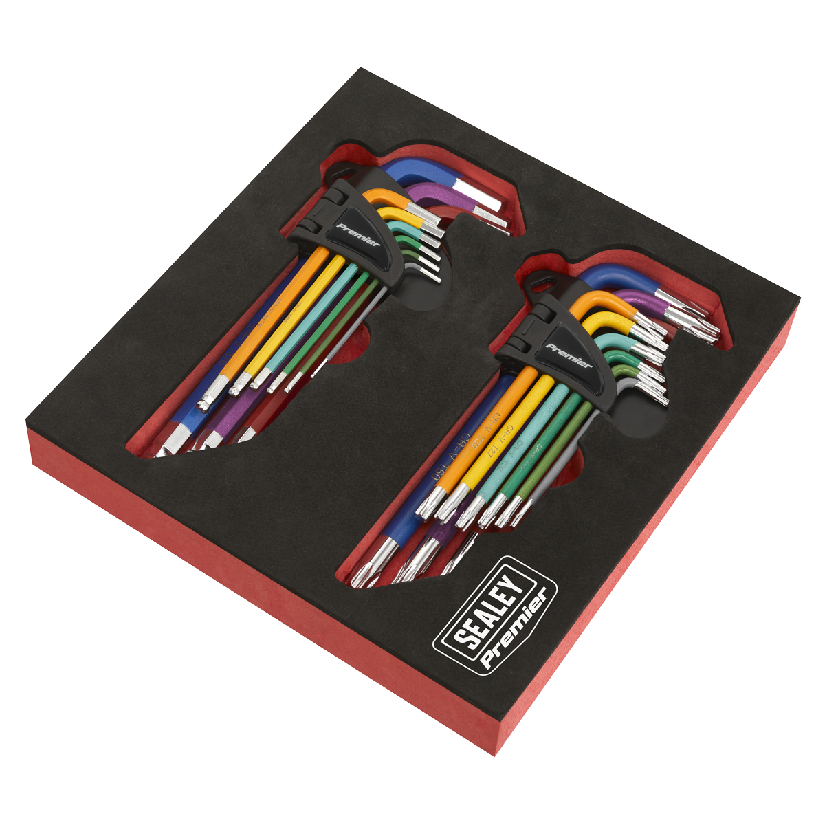 Premier AK7199 TRX-Star* & Ball-End Hex Key Set 18pc Long Anti-Slip