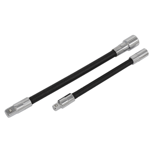 Premier AK7341 Premier Flexible Extension Adaptor Set 1/4"Sq x 150mm & 3/8"Sq x 200mm 2pc