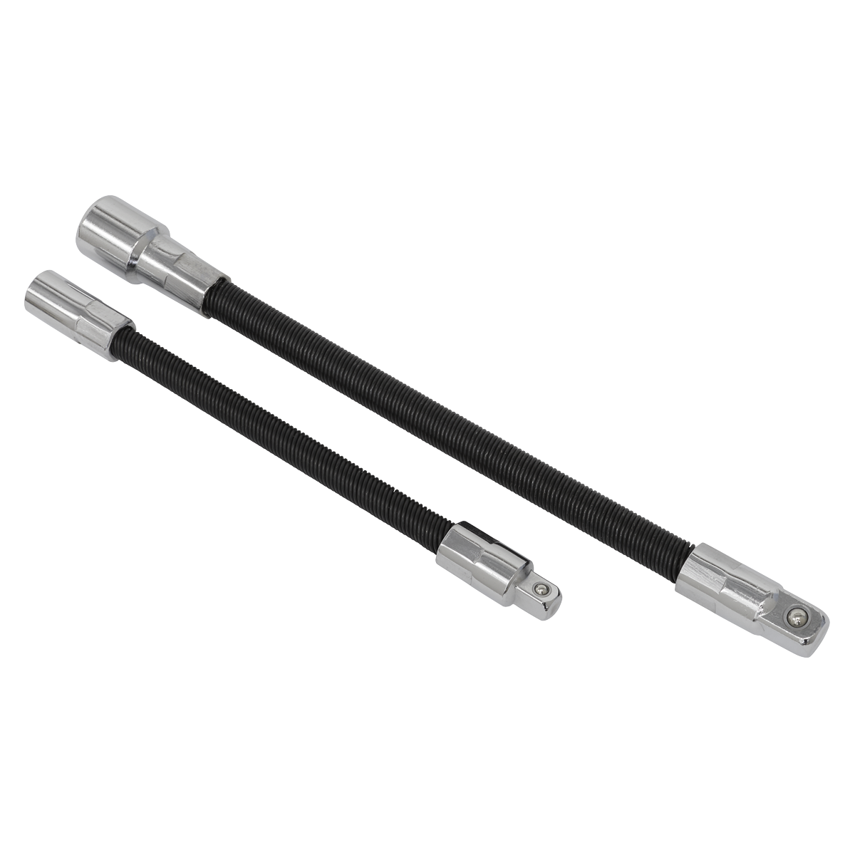 Premier AK7341 Premier Flexible Extension Adaptor Set 1/4"Sq x 150mm & 3/8"Sq x 200mm 2pc