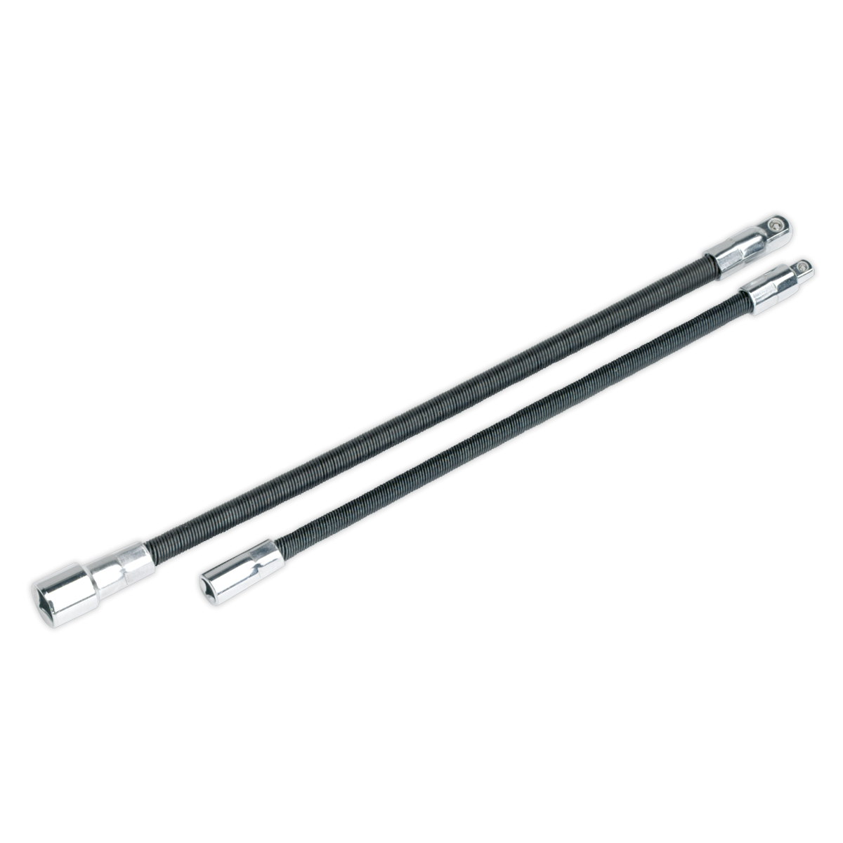 Premier AK7342 Premier Flexible Extension Adaptor Set 1/4"Sq x 254mm & 3/8"Sq x 305mm 2pc