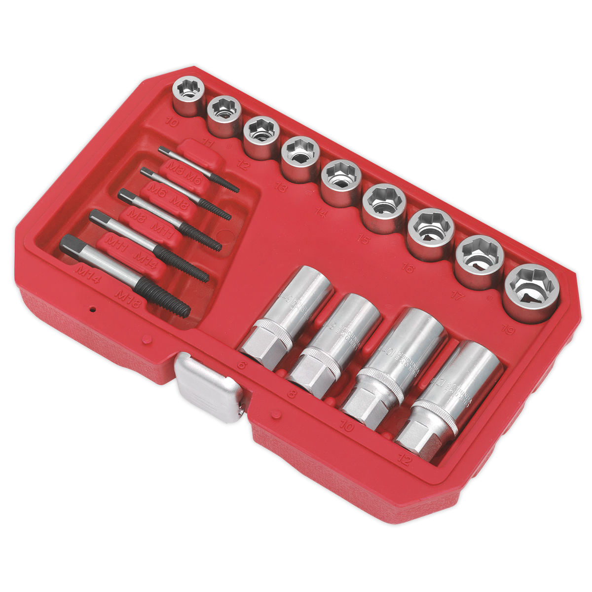 Premier AK751 Premier Bolt, Stud & Screw Extractor Set 18pc
