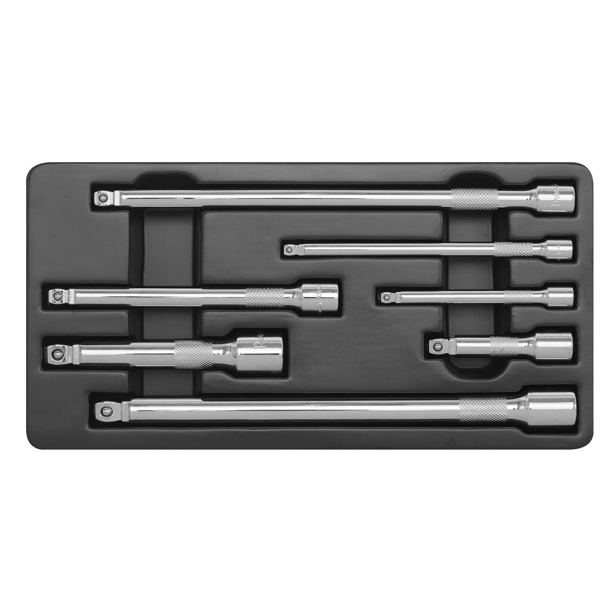 Premier AK770 Premier Wobble/Rigid Extension Bar Set 1/4", 3/8" & 1/2"Sq Drive 7pc