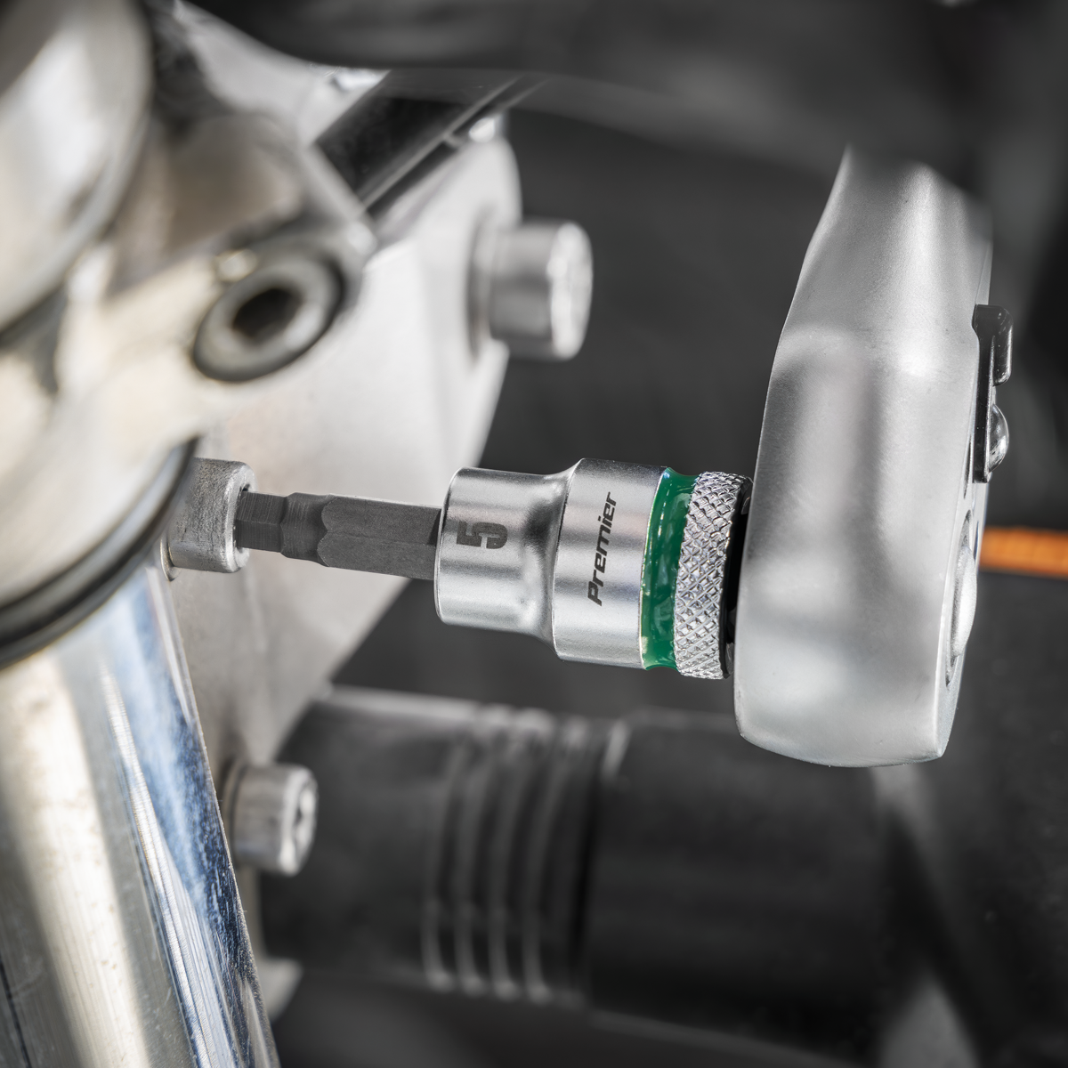 Premier AK7915 Socket & Socket Bit Set 3/8"Sq Drive 42pc