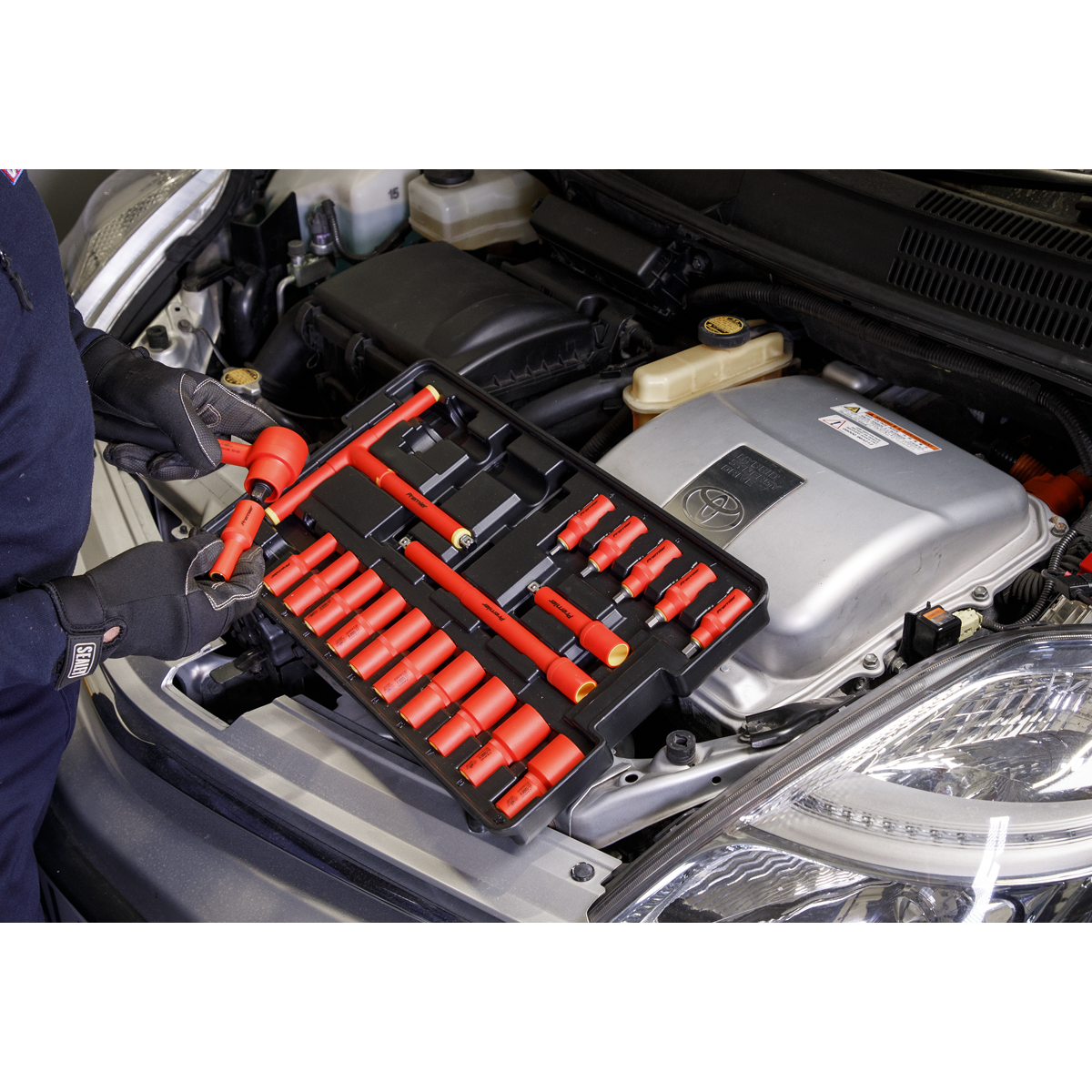 Premier AK7938 Premier Insulated Tool Kit 3/8"Sq Drive 1000V 50pc - VDE Approved