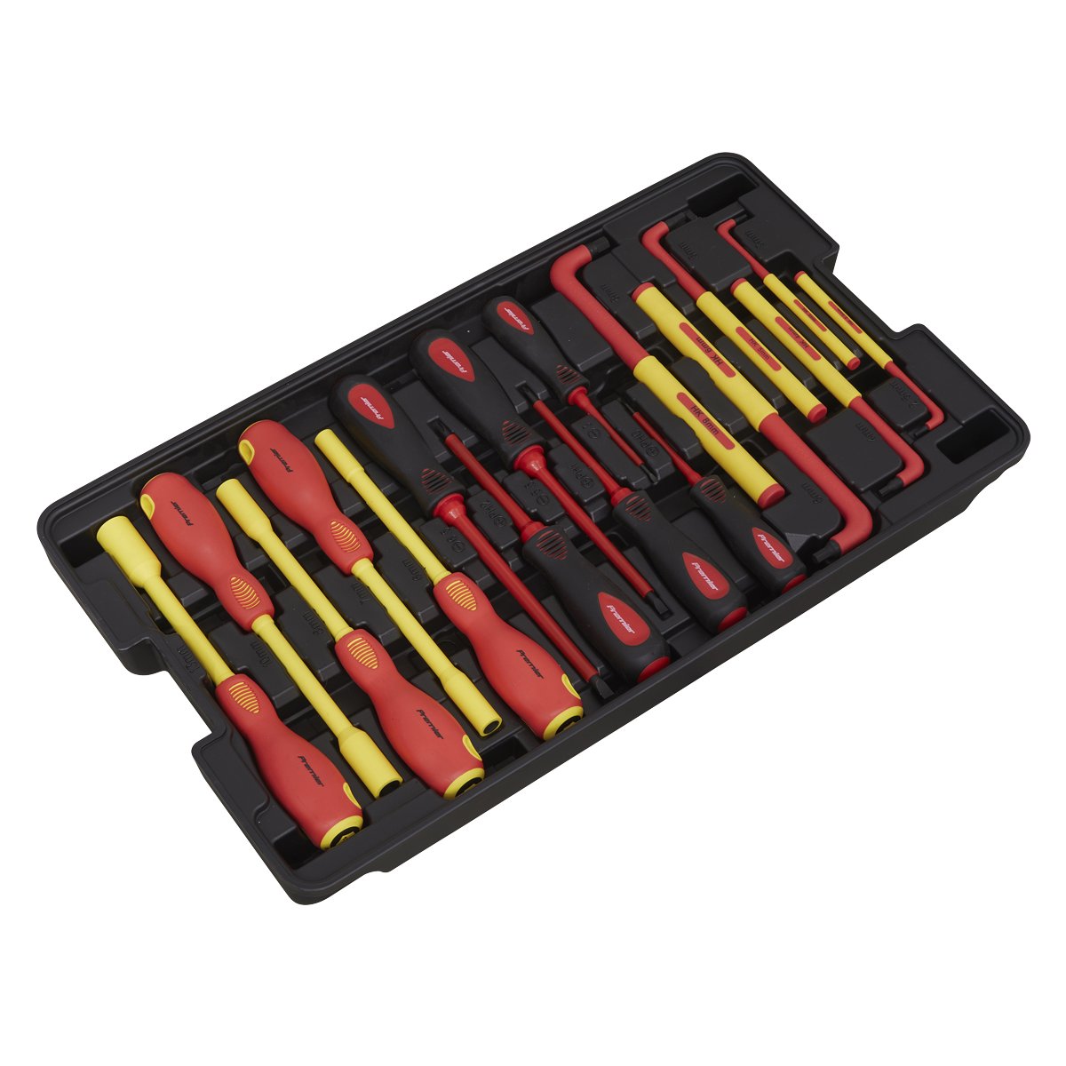 Premier AK7938 Premier Insulated Tool Kit 3/8"Sq Drive 1000V 50pc - VDE Approved