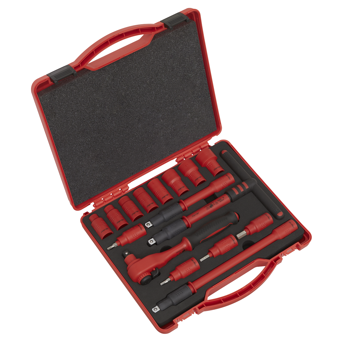 Premier AK7940 Premier Insulated Socket Set 3/8"Sq Drive 16pc - VDE Approved