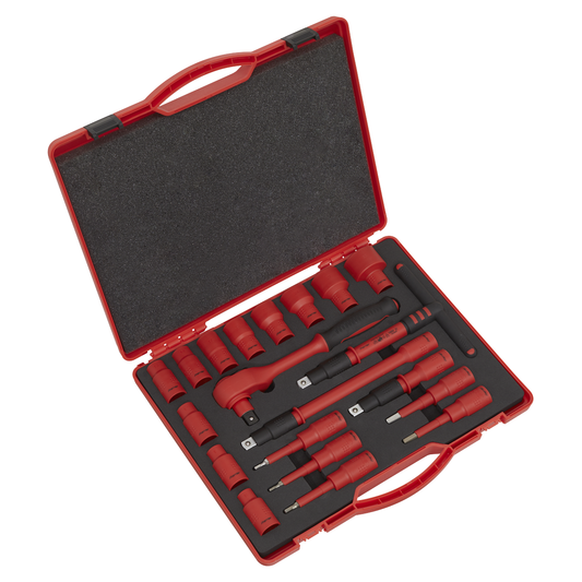 Premier AK7941 Premier Insulated Socket Set 1/2"Sq Drive 20pc - VDE Approved