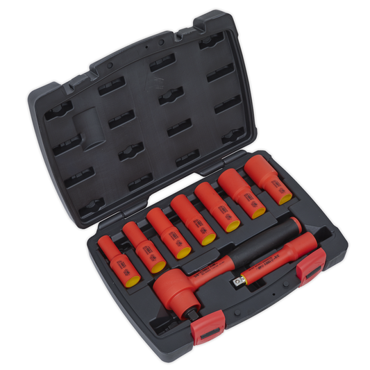 Premier AK7942 Premier Insulated Socket Set 3/8"Sq Drive 9pc - VDE Approved