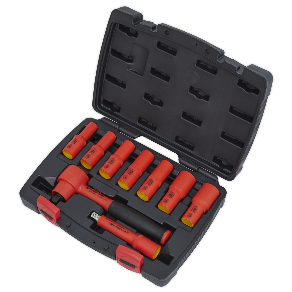 Premier AK7942 Premier Insulated Socket Set 3/8"Sq Drive 9pc - VDE Approved