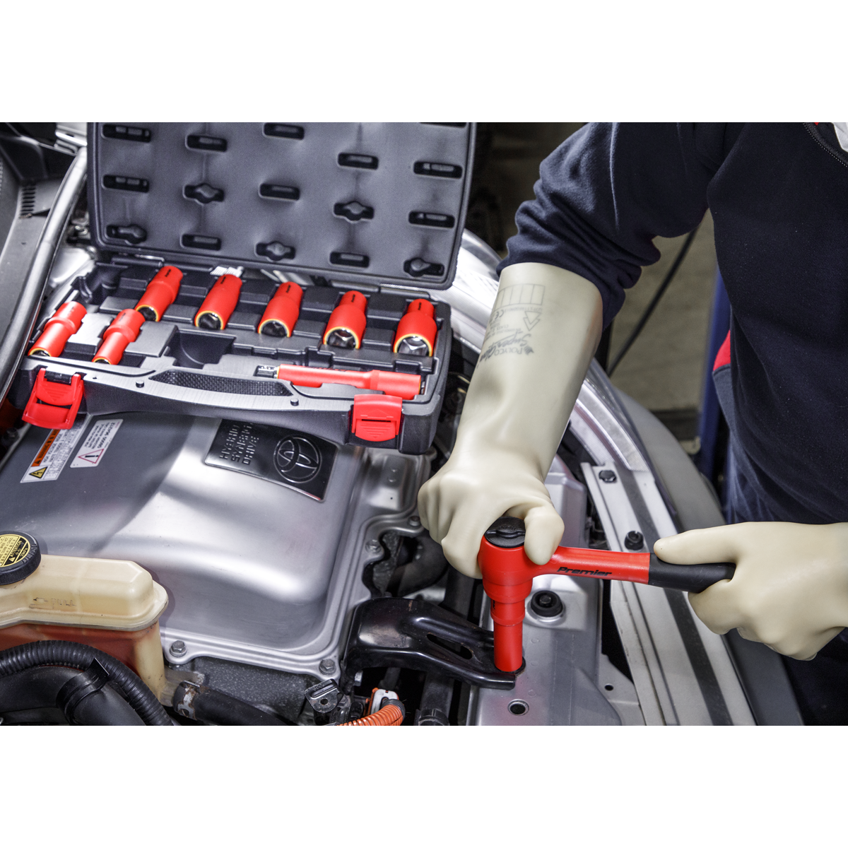 Premier AK7943 Premier Insulated Socket Set 1/2"Sq Drive 10pc - VDE Approved