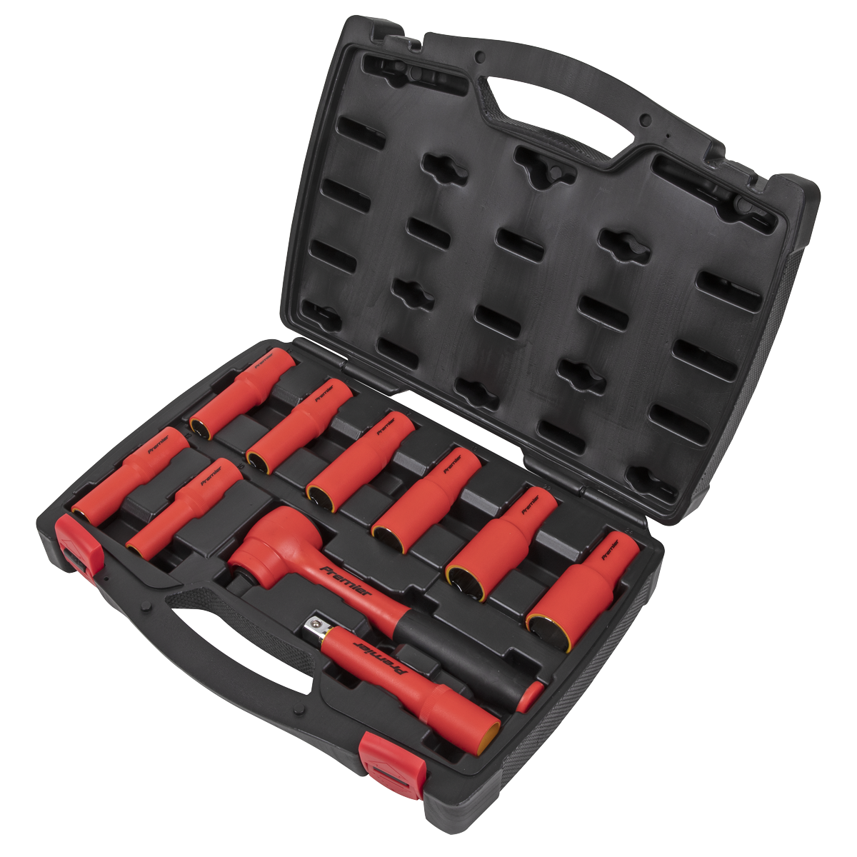 Premier AK7943 Premier Insulated Socket Set 1/2"Sq Drive 10pc - VDE Approved