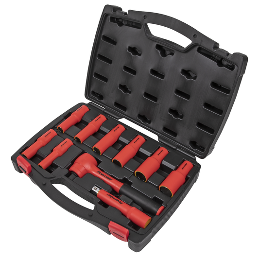 Premier AK7943 Premier Insulated Socket Set 1/2"Sq Drive 10pc - VDE Approved
