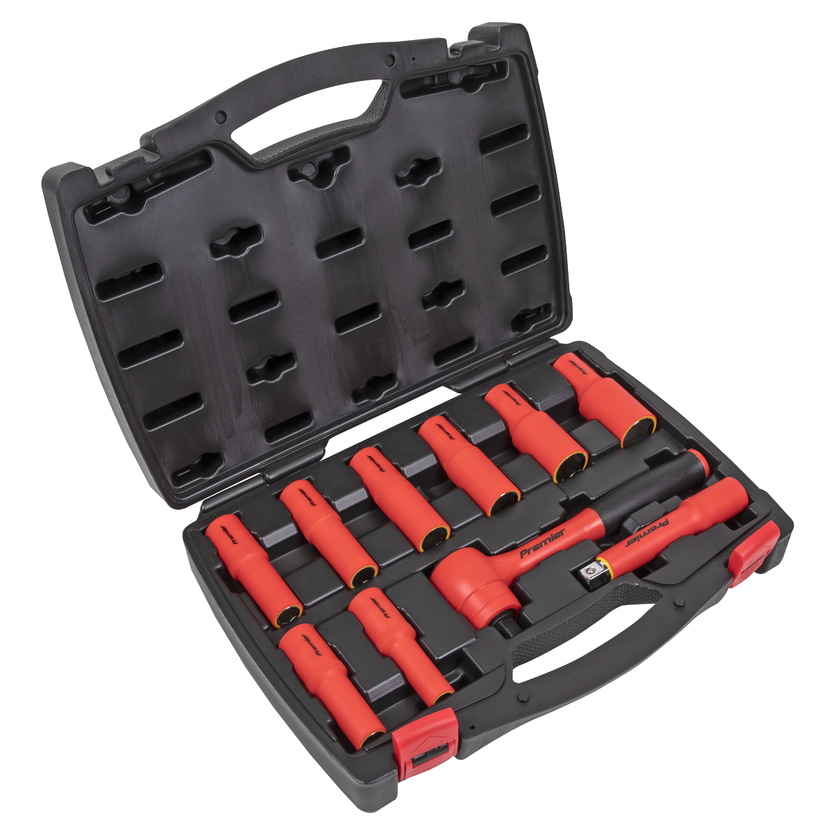 Premier AK7943 Premier Insulated Socket Set 1/2"Sq Drive 10pc - VDE Approved