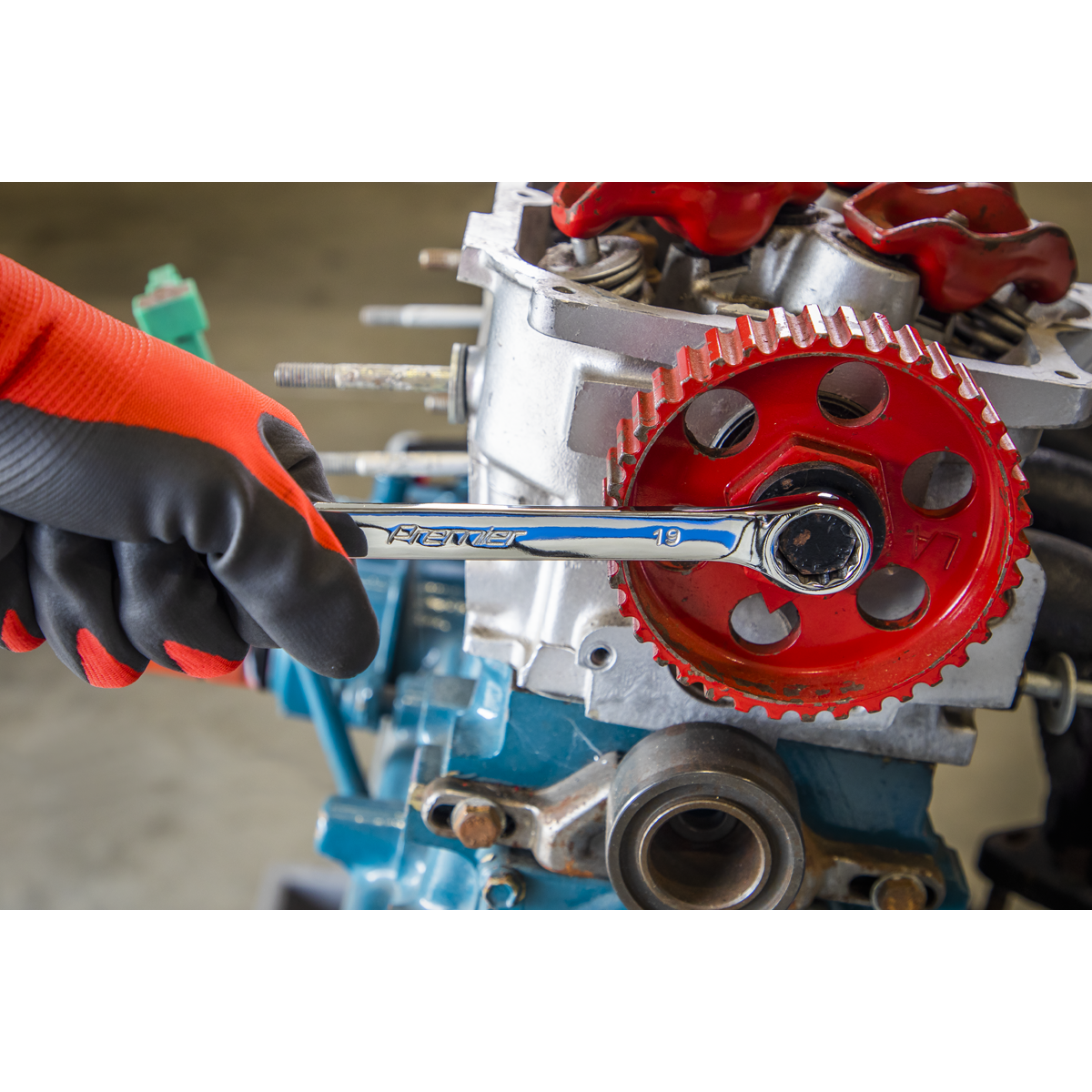 Premier AK7980HV Premier Mechanic's Tool Kit 144pc - Hi-Vis Green