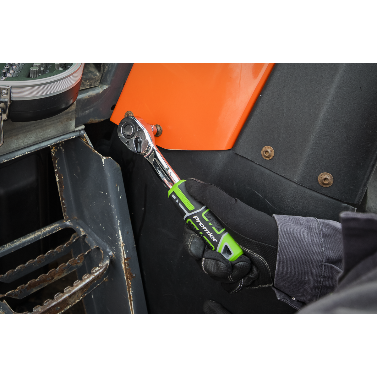 Premier AK7980HV Premier Mechanic's Tool Kit 144pc - Hi-Vis Green