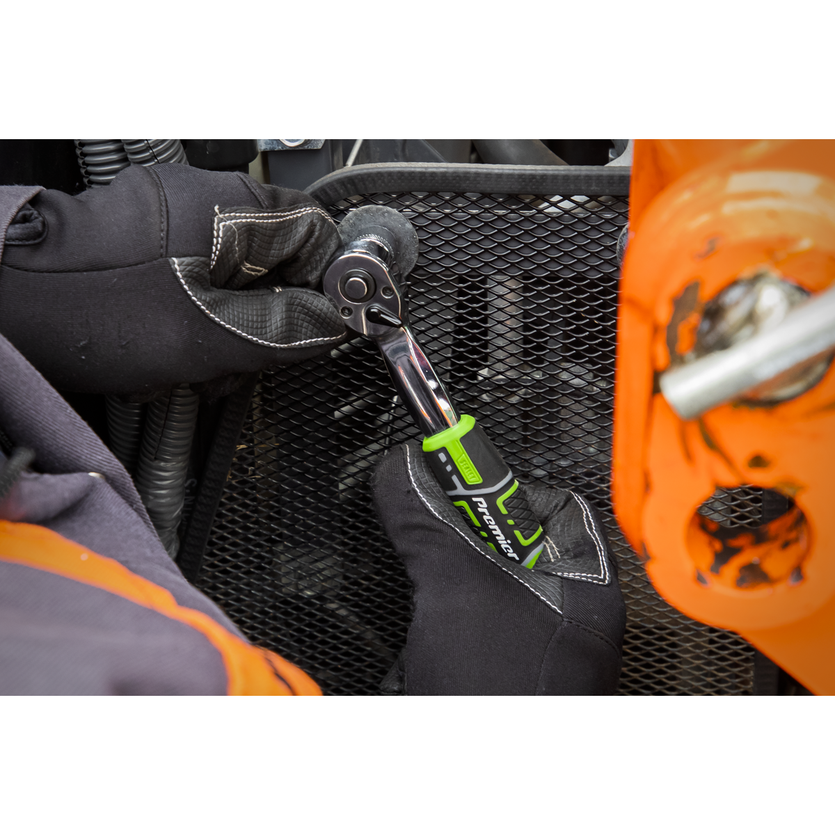 Premier AK7980HV Premier Mechanic's Tool Kit 144pc - Hi-Vis Green