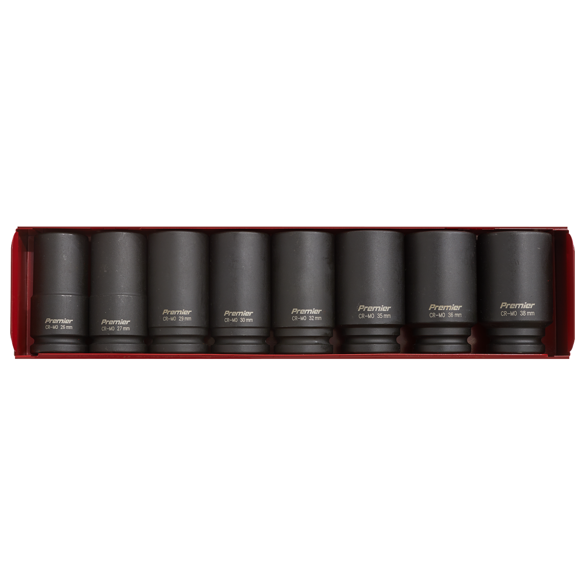 Premier AK80/9M Premier Deep Impact Socket Set 3/4"Sq Drive 8pc