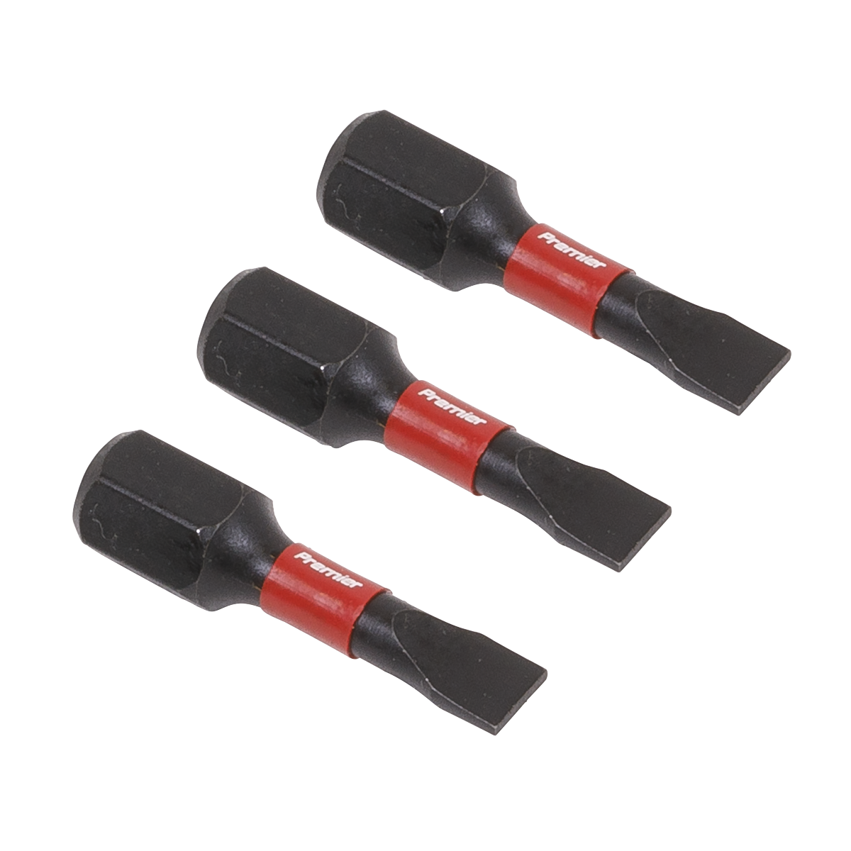 Premier AK8201 Premier Slotted Impact Power Tool Bits 4.5 x 25mm 3pc
