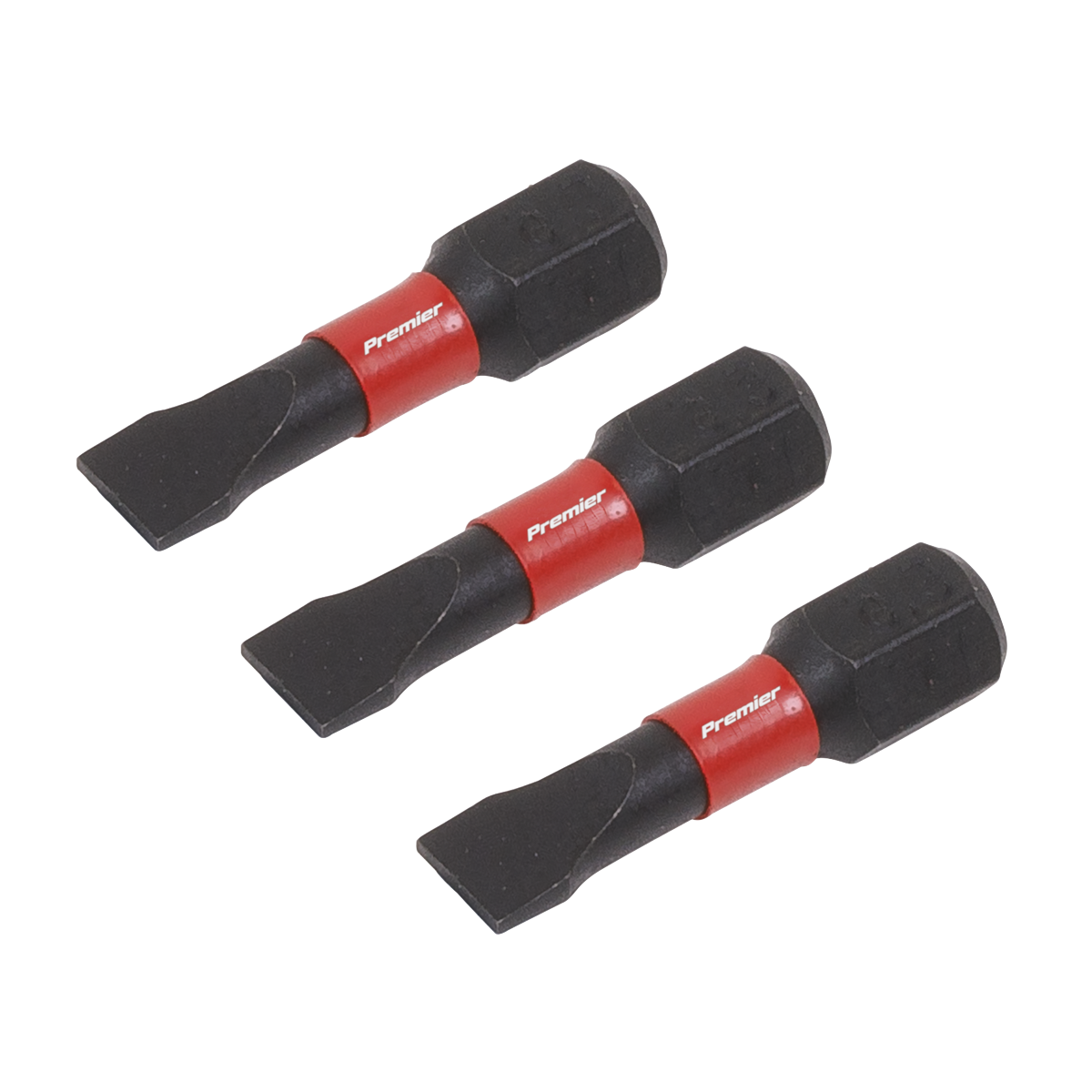 Premier AK8202 Premier Slotted Impact Power Tool Bits 5.5 x 25mm 3pc