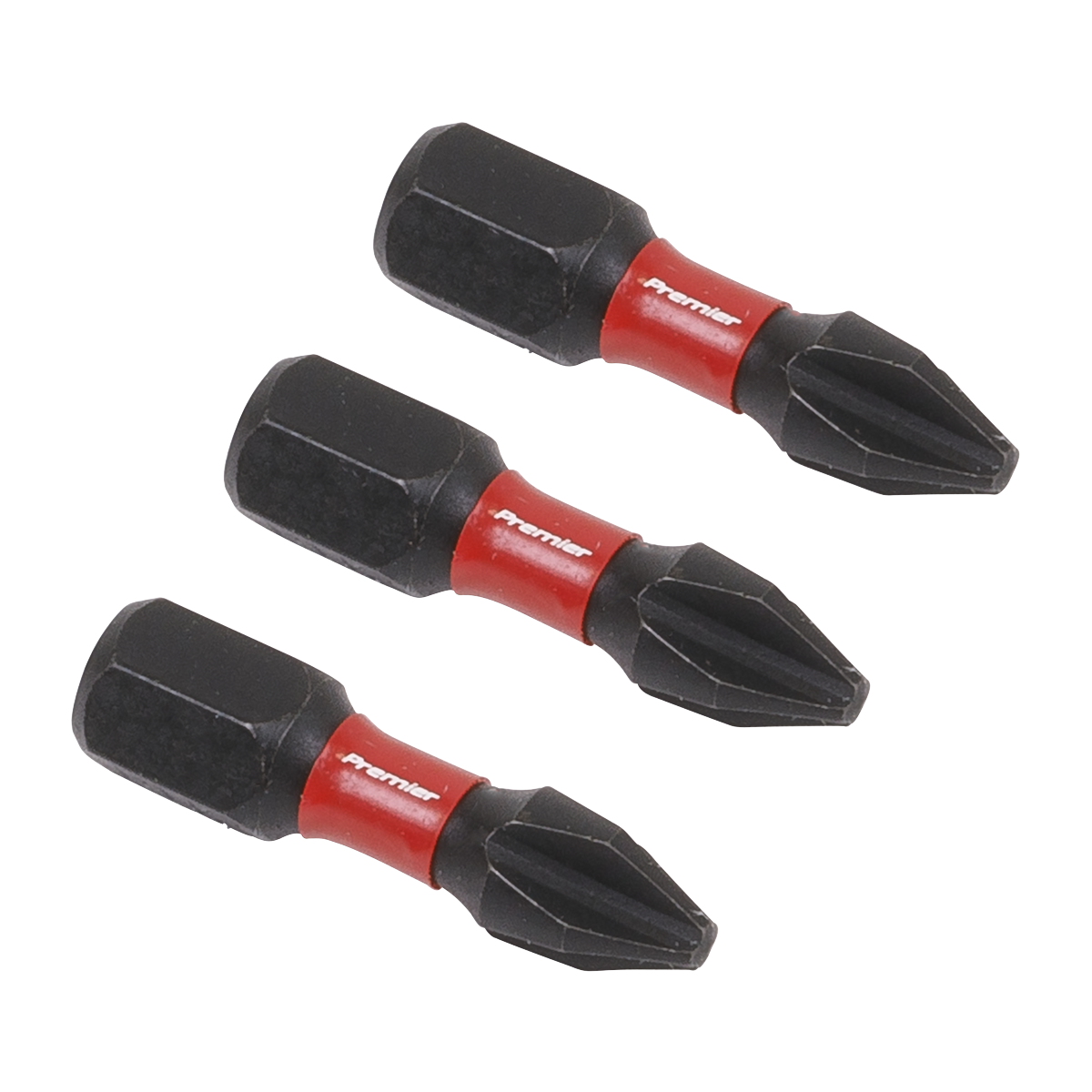 Premier AK8205 Premier Phillips Impact Power Tool Bits #2 x 25mm 3pc