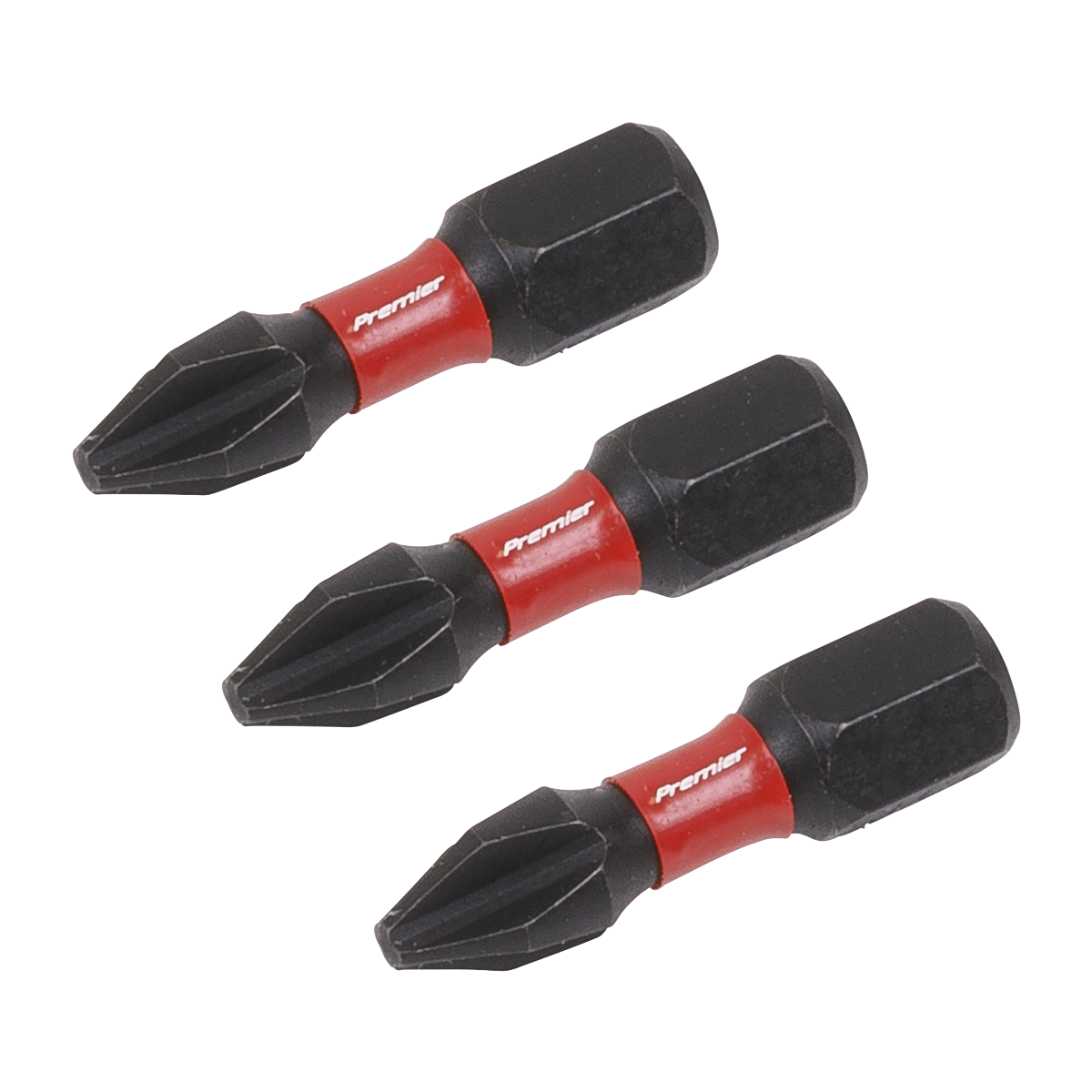 Premier AK8205 Premier Phillips Impact Power Tool Bits #2 x 25mm 3pc
