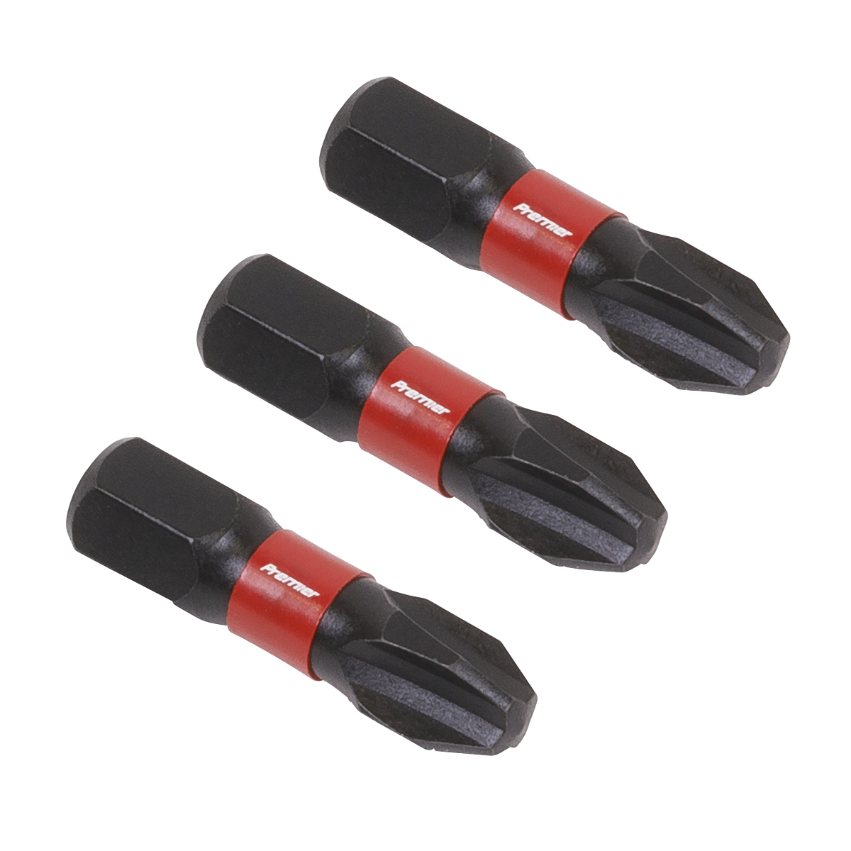 Premier AK8206 Premier Phillips Impact Power Tool Bits #3 x 25mm 3pc