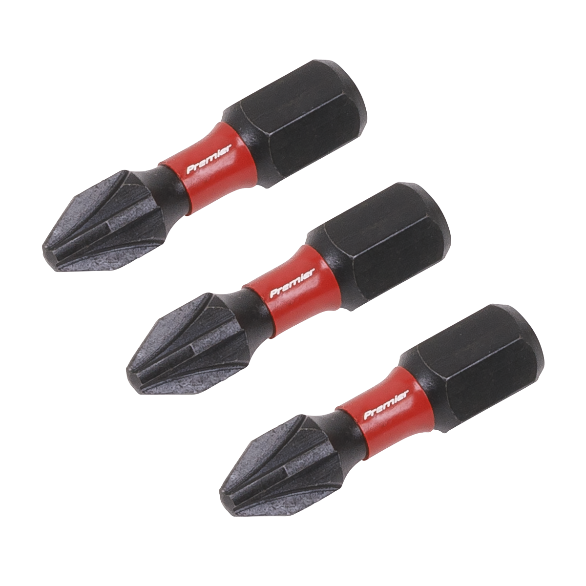 Premier AK8208 Premier Pozi Impact Power Tool Bits #2 x 25mm 3pc