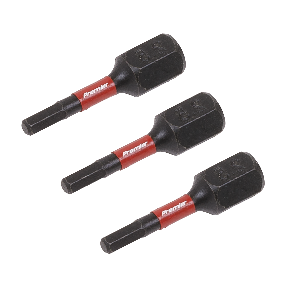 Premier AK8210 Premier Hex Impact Power Tool Bits 2.5 x 25mm 3pc