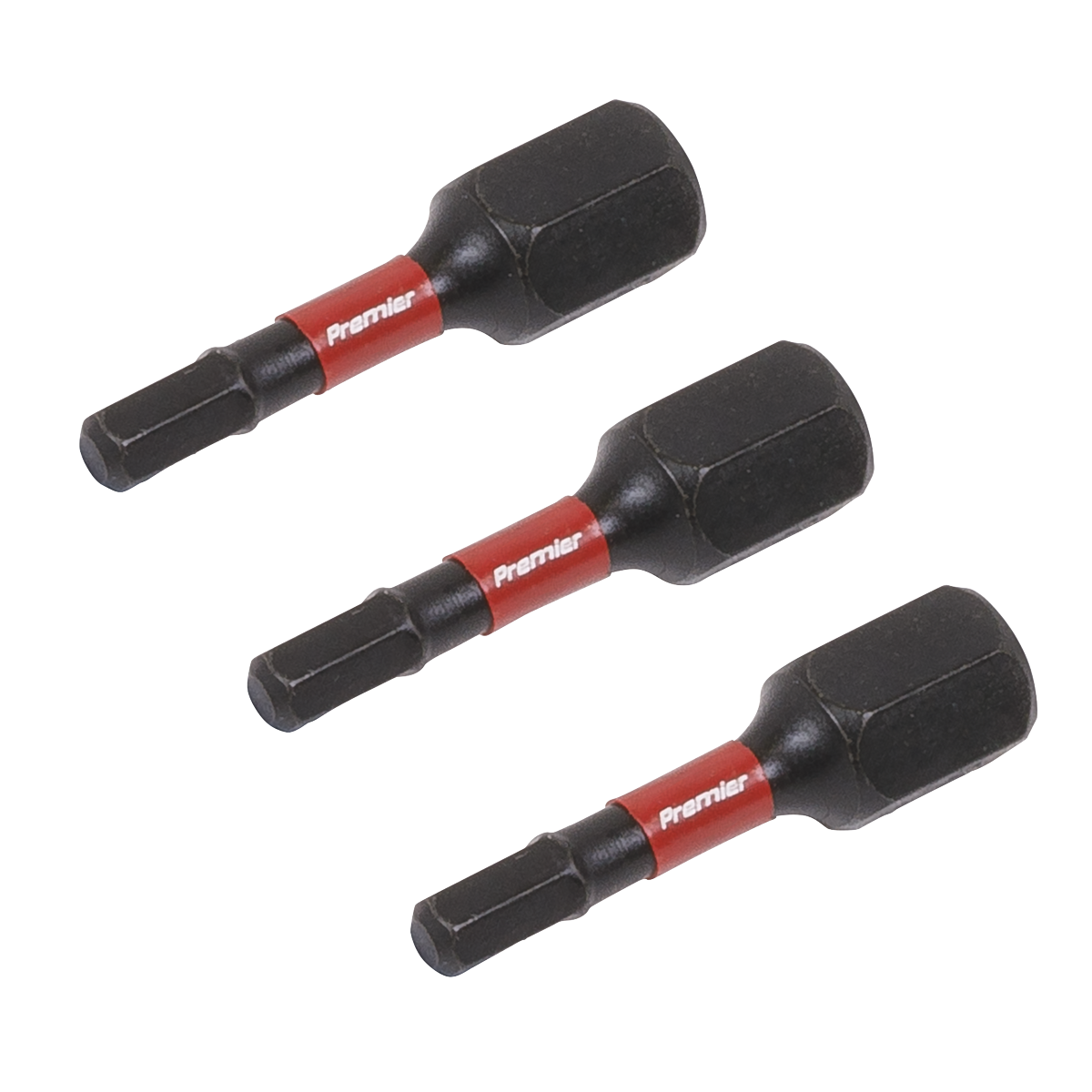 Premier AK8211 Premier Hex Impact Power Tool Bits 3 x 25mm 3pc