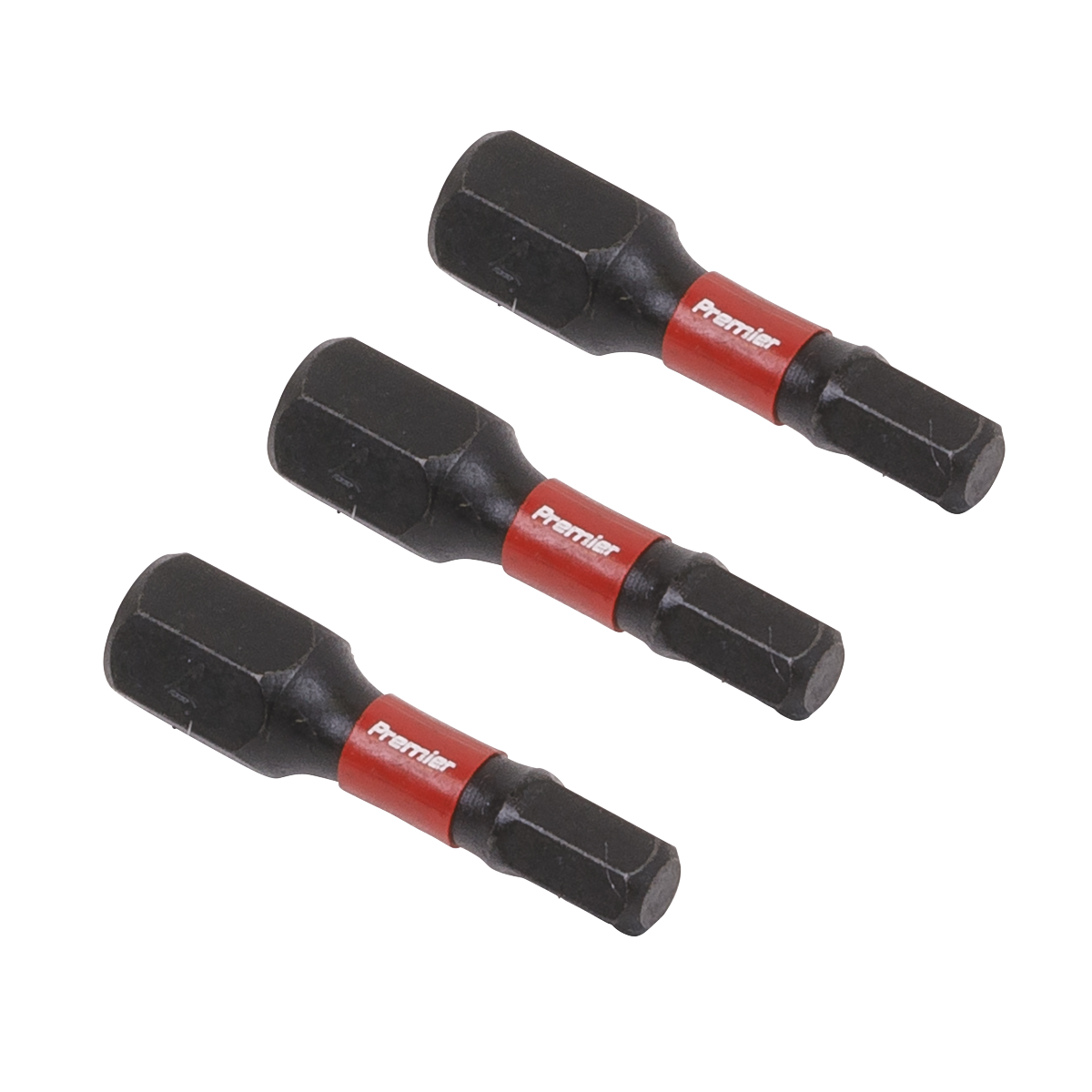 Premier AK8212 Premier Hex Impact Power Tool Bits 4 x 25mm 3pc