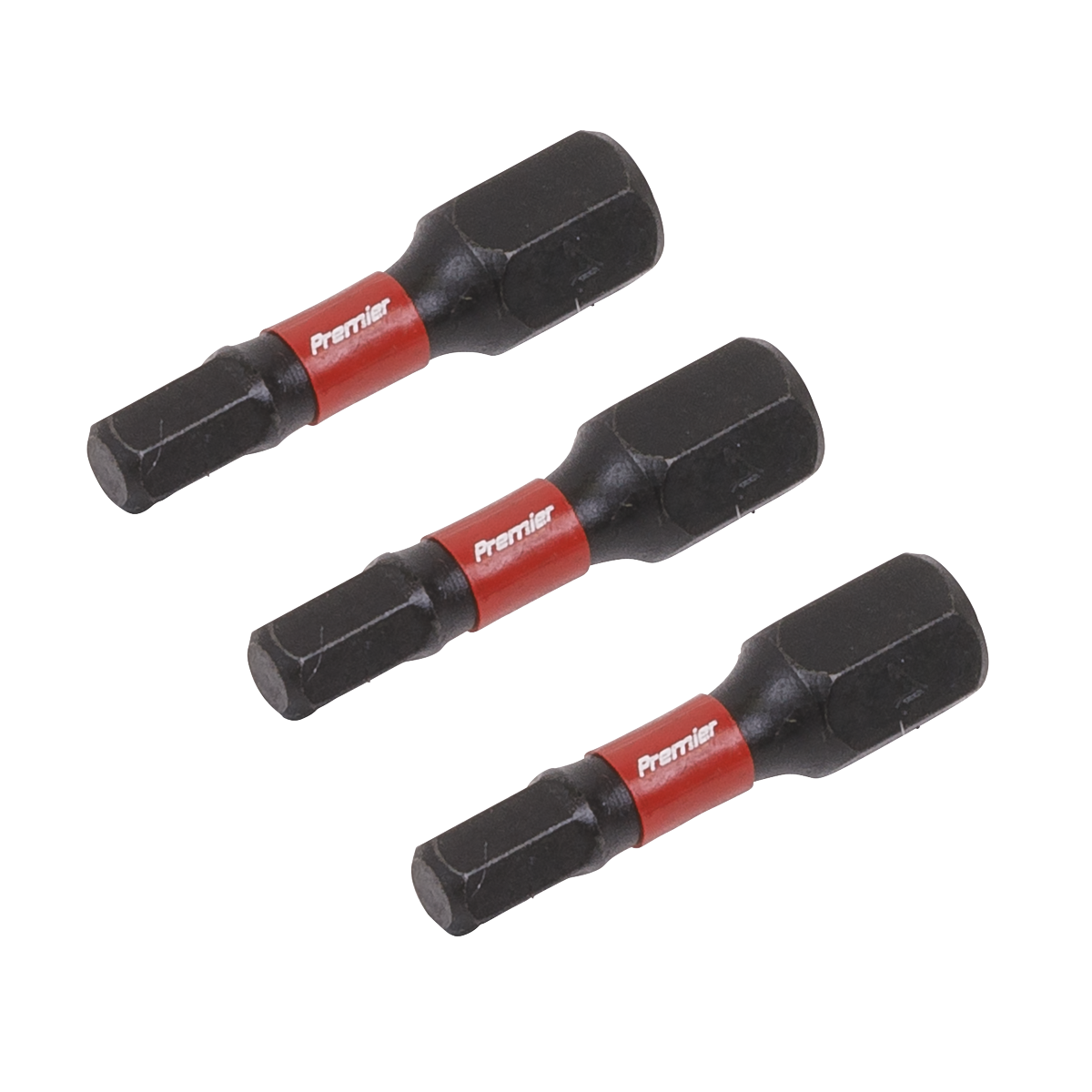 Premier AK8212 Premier Hex Impact Power Tool Bits 4 x 25mm 3pc