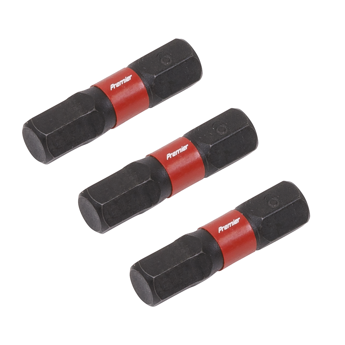 Premier AK8214 Premier Hex Impact Power Tool Bits 6 x 25mm 3pc