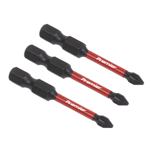 Premier AK8229 Premier Phillips Impact Power Tool Bits #1 x 50mm 3pc