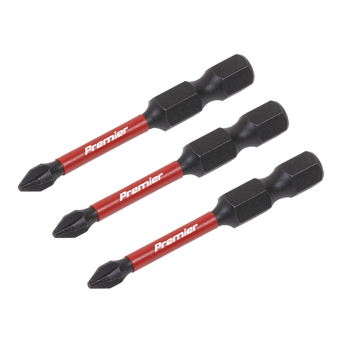 Premier AK8229 Premier Phillips Impact Power Tool Bits #1 x 50mm 3pc