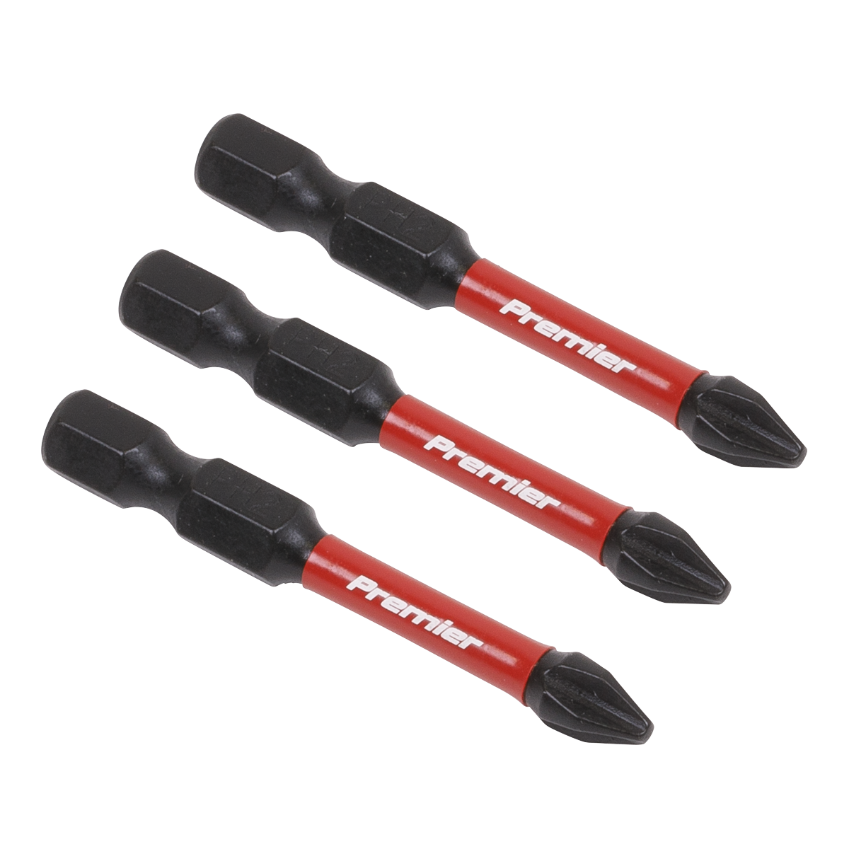 Premier AK8230 Premier Phillips Impact Power Tool Bits #2 x 50mm 3pc