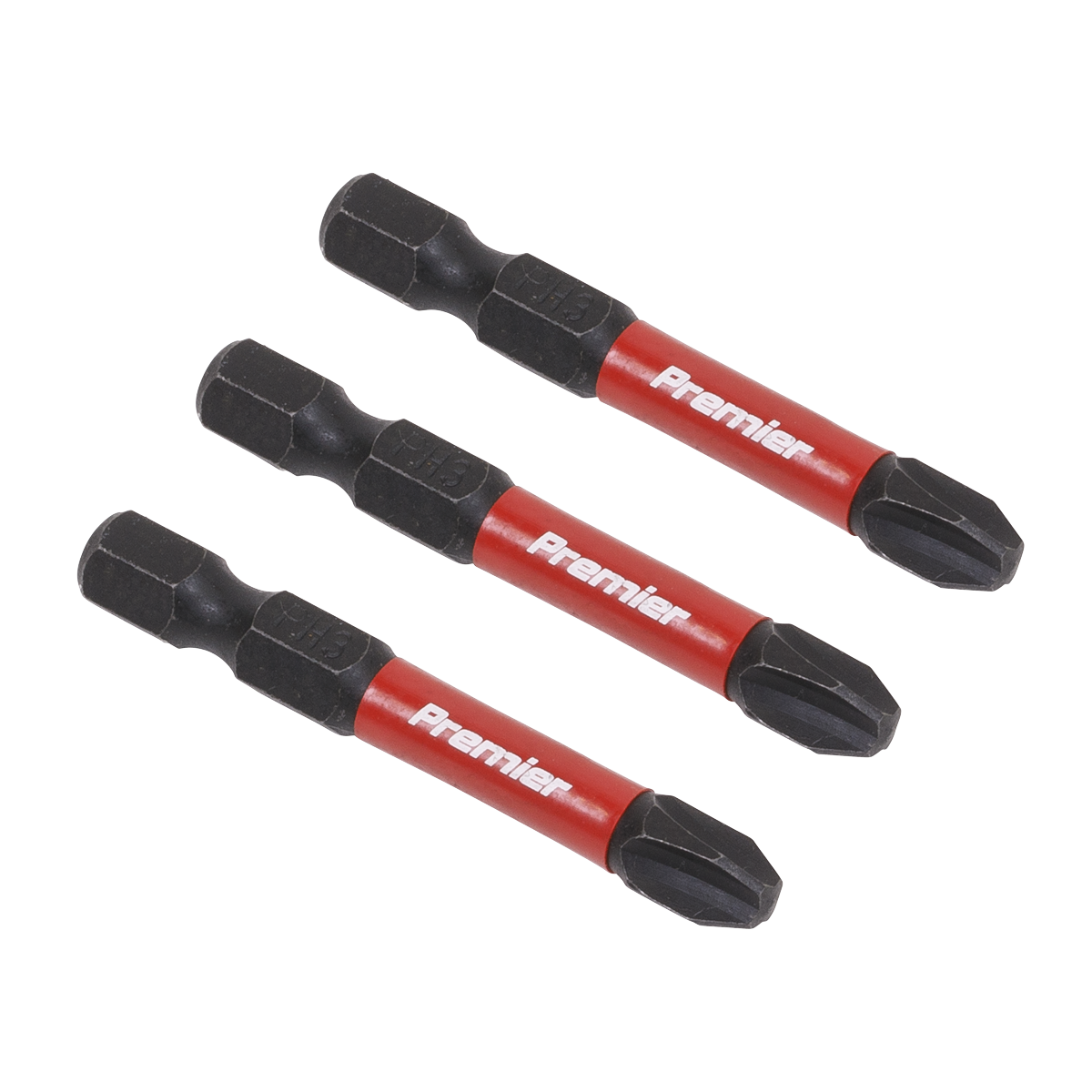 Premier AK8231 Premier Phillips Impact Power Tool Bits #3 x 50mm 3pc