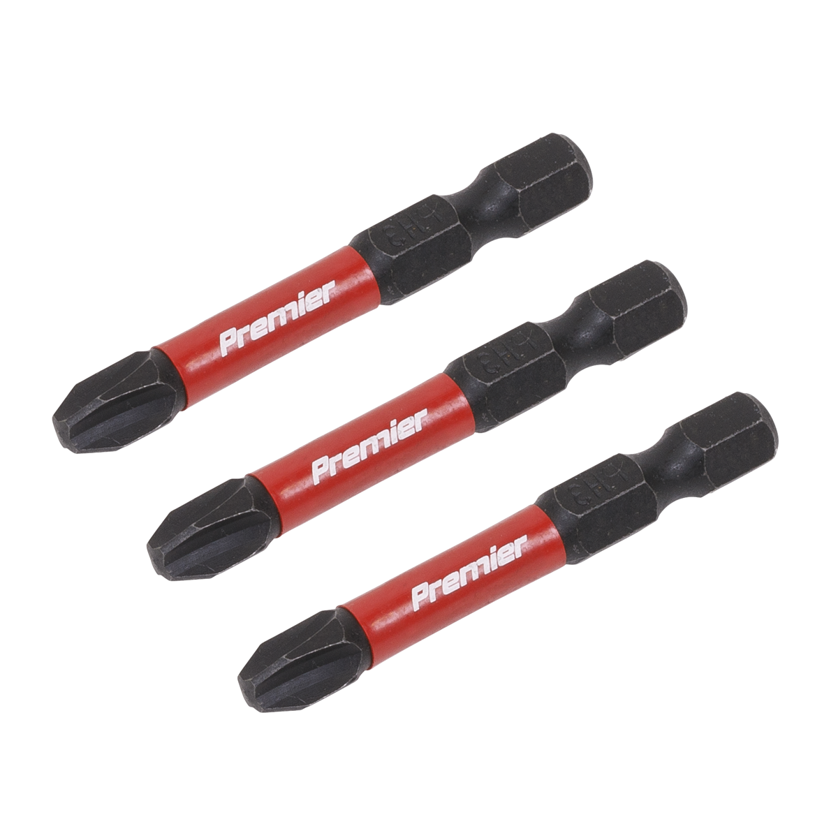 Premier AK8231 Premier Phillips Impact Power Tool Bits #3 x 50mm 3pc