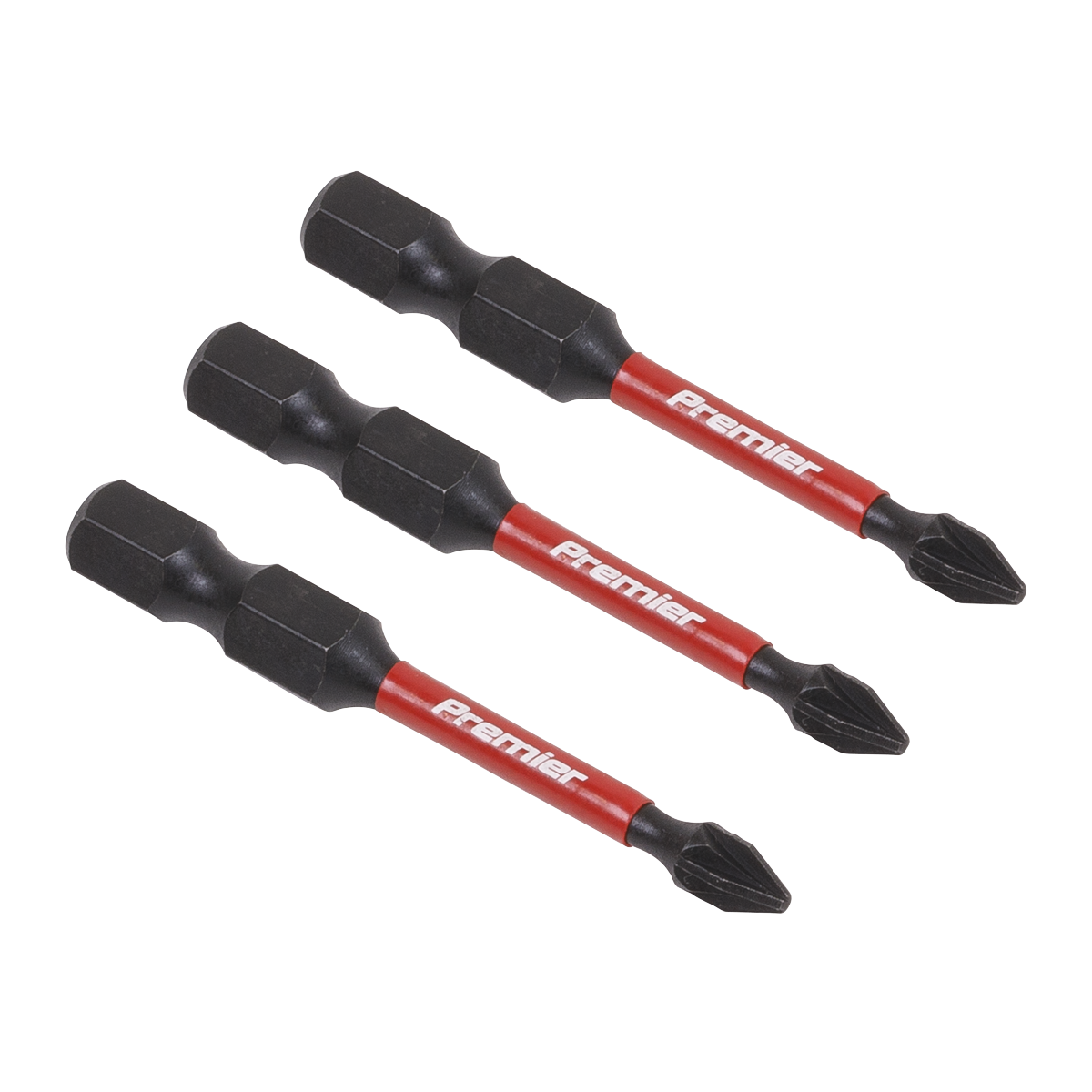 Premier AK8232 Premier Pozi Impact Power Tool Bits #1 x 50mm 3pc