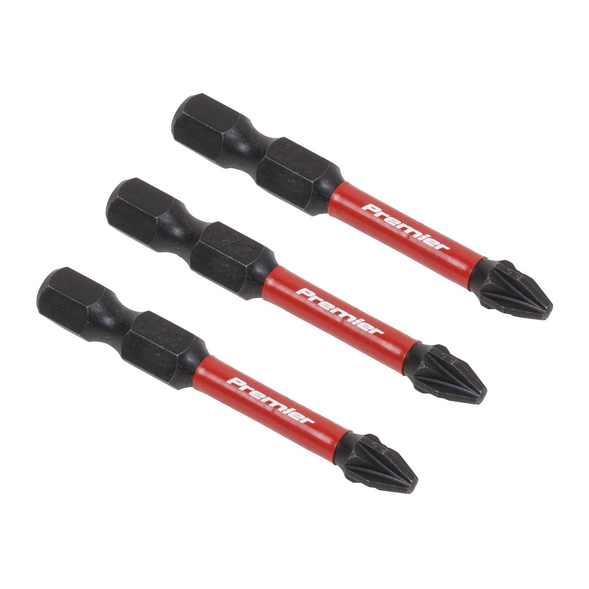 Premier AK8233 Premier Pozi Impact Power Tool Bits #2 x 50mm 3pc
