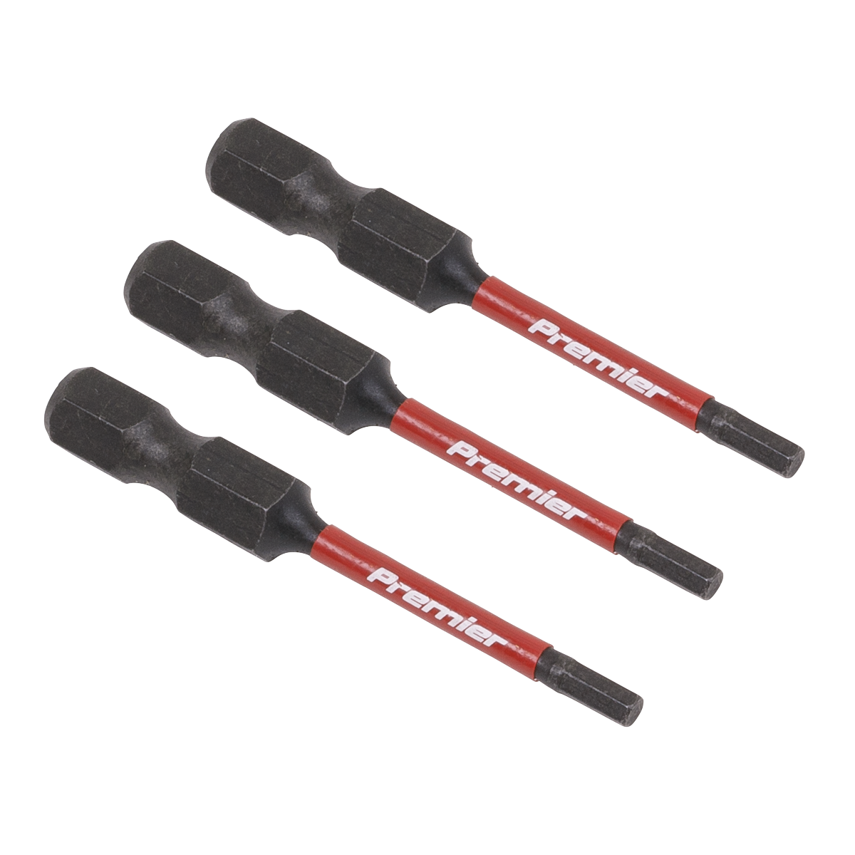 Premier AK8235 Premier Hex Impact Power Tool Bits 2.5 x 50mm 3pc