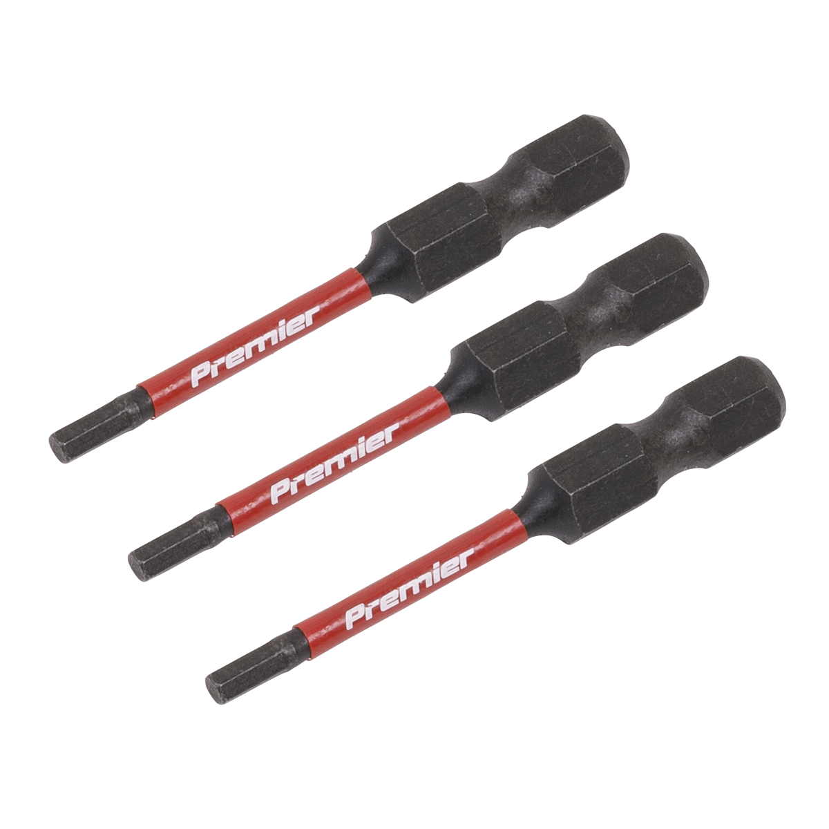 Premier AK8235 Premier Hex Impact Power Tool Bits 2.5 x 50mm 3pc