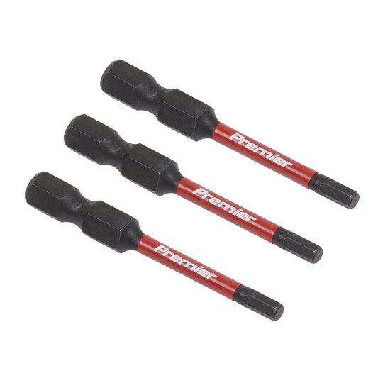 Premier AK8236 Premier Hex Impact Power Tool Bits 3 x 50mm 3pc