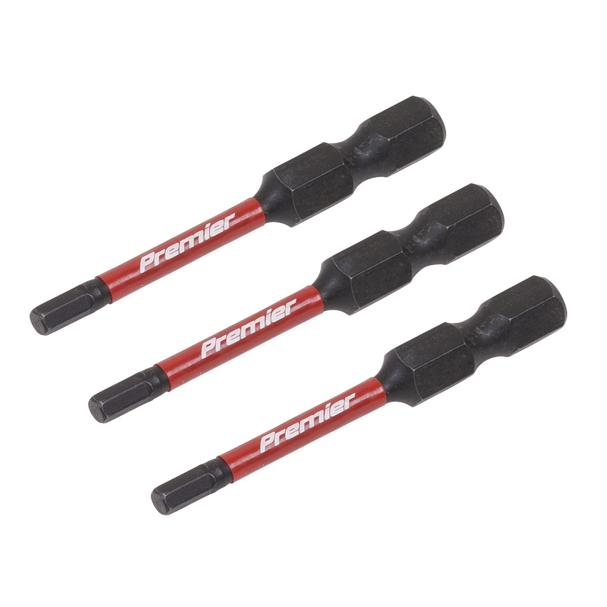 Premier AK8236 Premier Hex Impact Power Tool Bits 3 x 50mm 3pc