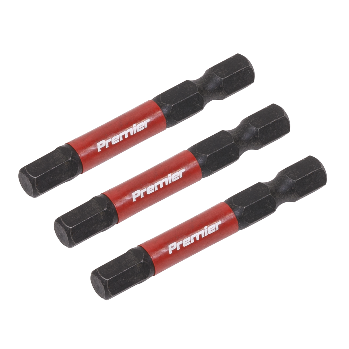 Premier AK8239 Premier Hex Impact Power Tool Bits 6 x 50mm 3pc