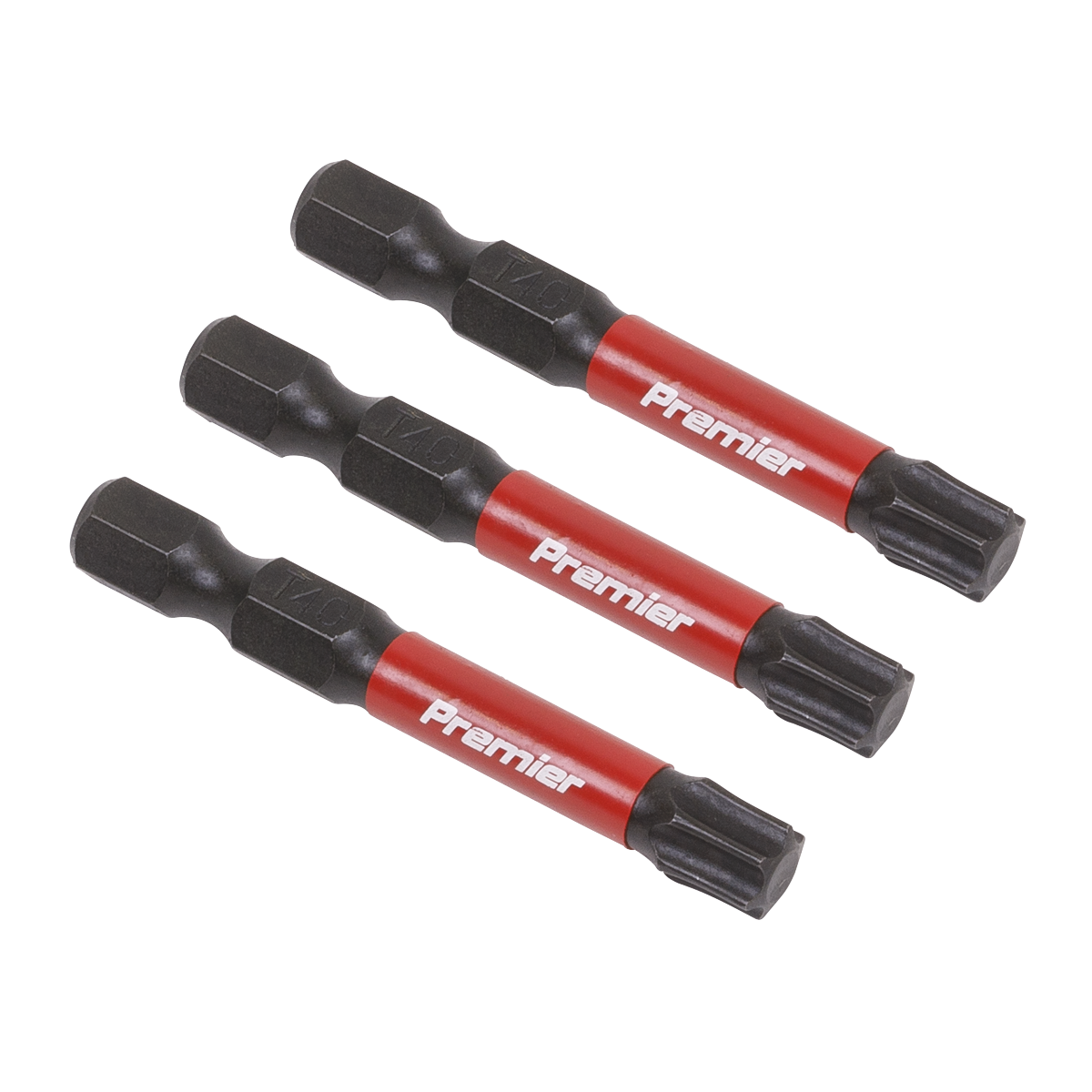 Premier AK8246 Premier TRX-Star* Impact Power Tool Bits T40 x 50mm 3pc