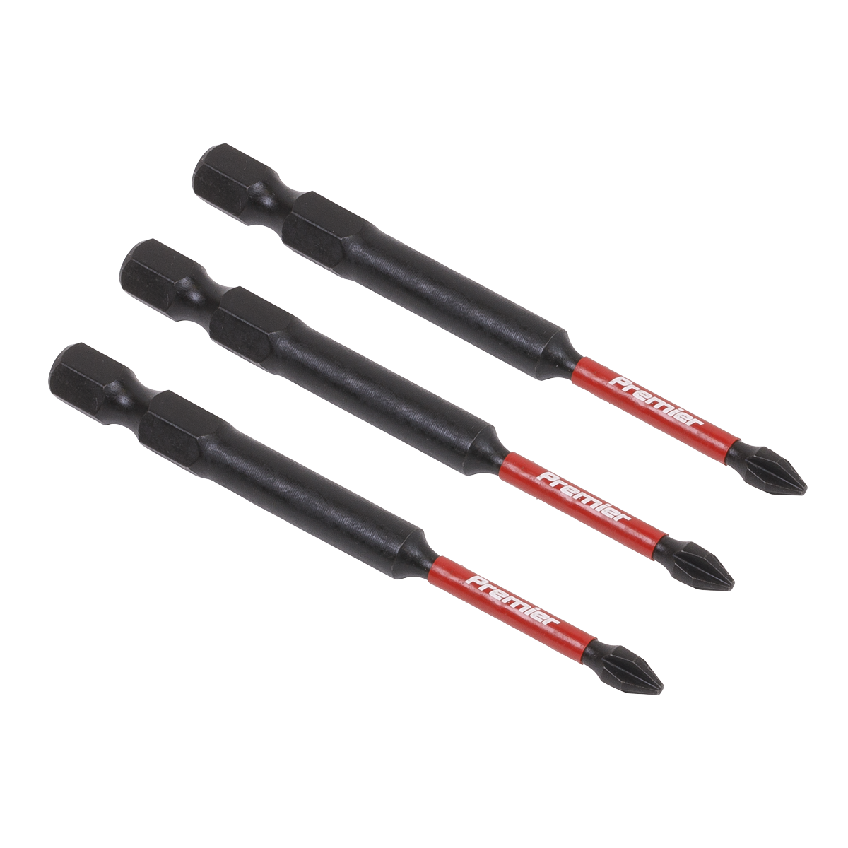 Premier AK8254 Premier Phillips Impact Power Tool Bits #1 x 75mm 3pc