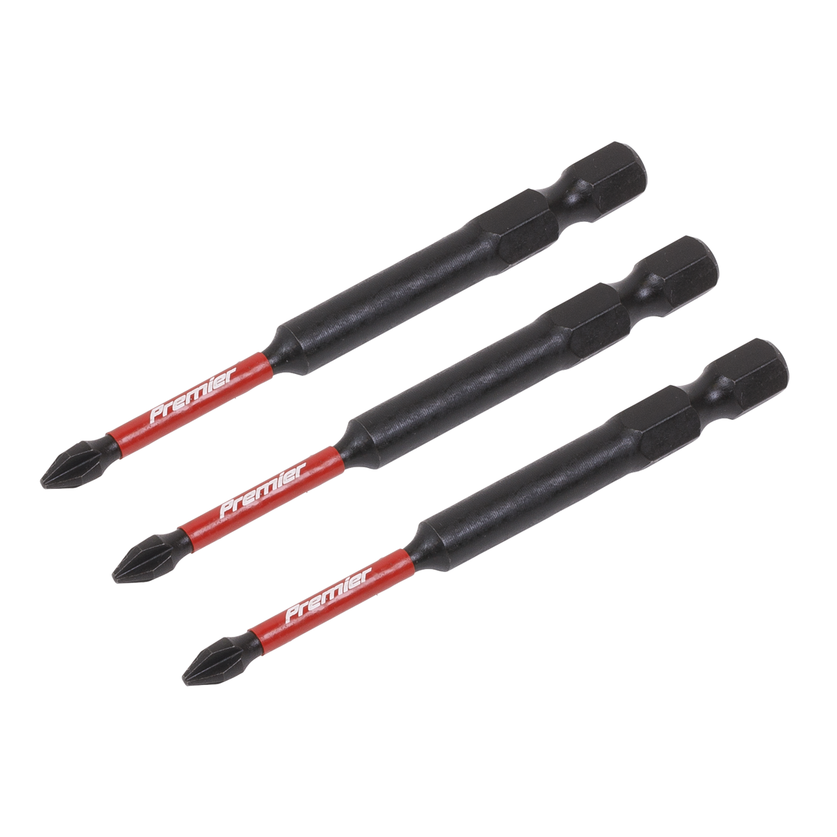 Premier AK8254 Premier Phillips Impact Power Tool Bits #1 x 75mm 3pc