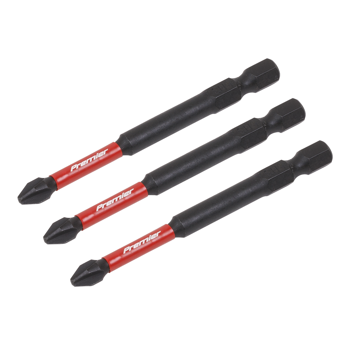 Premier AK8255 Premier Phillips Impact Power Tool Bits #2 x 75mm 3pc